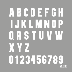 Prefa Lettre / Chiffre / Nombre / Mot